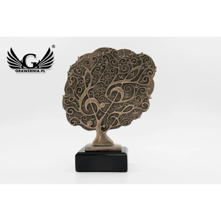 Music 1 Statuette - Violin Tree - attractive cast figurine - height 21 cm