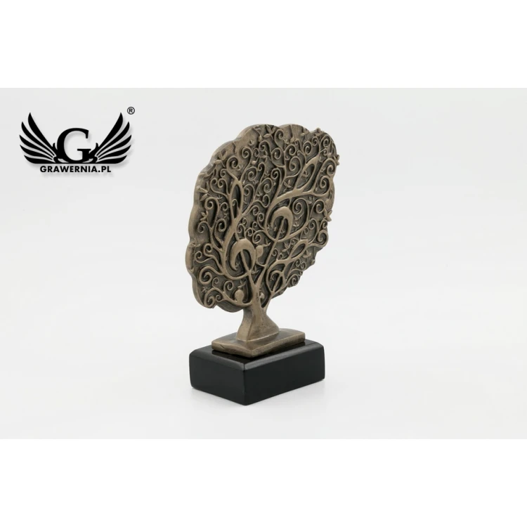 Music 1 Statuette - Violin Tree - attractive cast figurine - height 21 cm