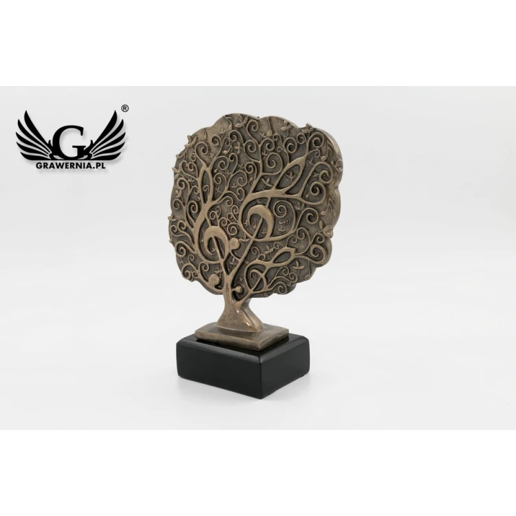 Music 1 Statuette - Violin Tree - attractive cast figurine - height 21 cm
