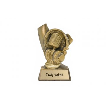 Music Statuette 3 - attractive cast figurine - height 9.5cm - FOL040