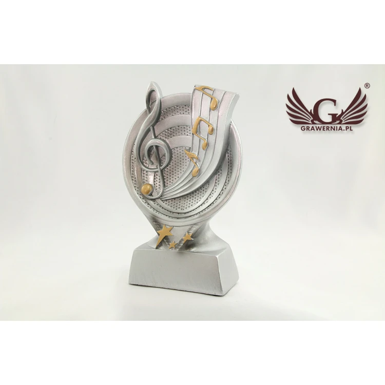 Music 2 Statuette - Attractive Cast Figurine - Height 17 cm