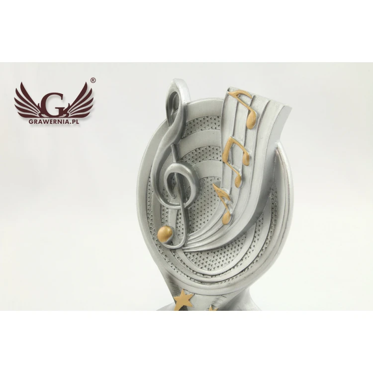 Music 2 Statuette - Attractive Cast Figurine - Height 17 cm