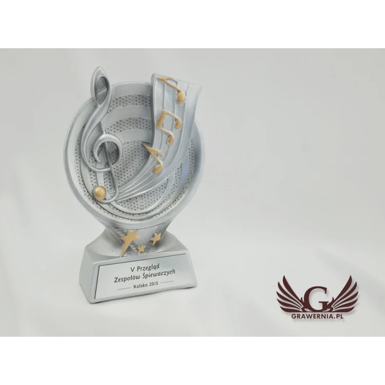 Music 2 Statuette - Attractive Cast Figurine - Height 17 cm