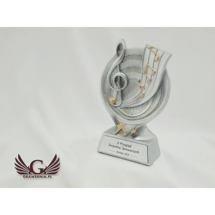 Music 2 Statuette - Attractive Cast Figurine - Height 17 cm