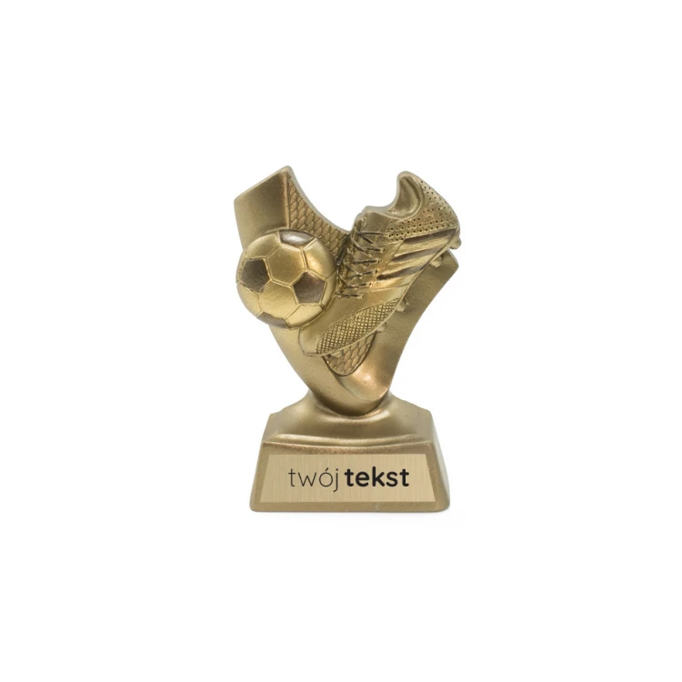 Football Statuette 2 - Attractive Cast Figurine with Your Engraving - Height 10cm - FOL057