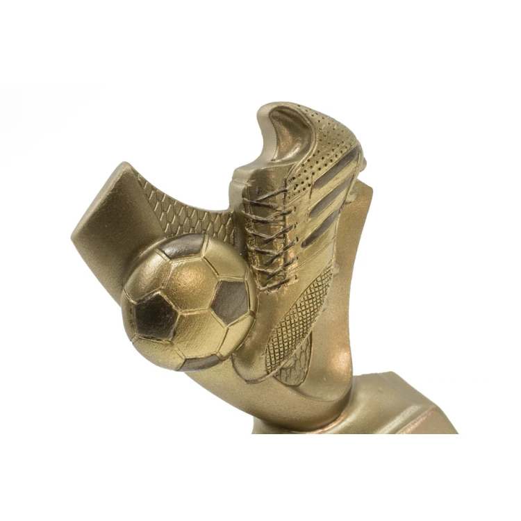 Football Statuette 2 - Attractive Cast Figurine with Your Engraving - Height 10cm - FOL057