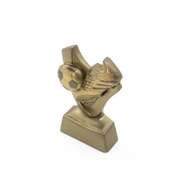 Football Statuette 2 - Attractive Cast Figurine with Your Engraving - Height 10cm - FOL057