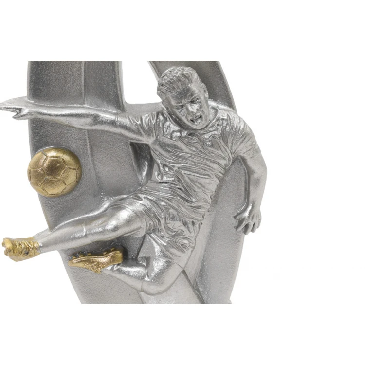Football Statuette 3 - Attractive Cast Figurine with Your Engraving - Height 18cm - FOL058