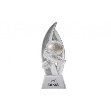 Football Statuette 4 - Attractive Cast Figurine with Your Engraving - Height 18cm - FOL059