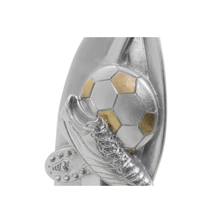 Football Statuette 4 - Attractive Cast Figurine with Your Engraving - Height 18cm - FOL059