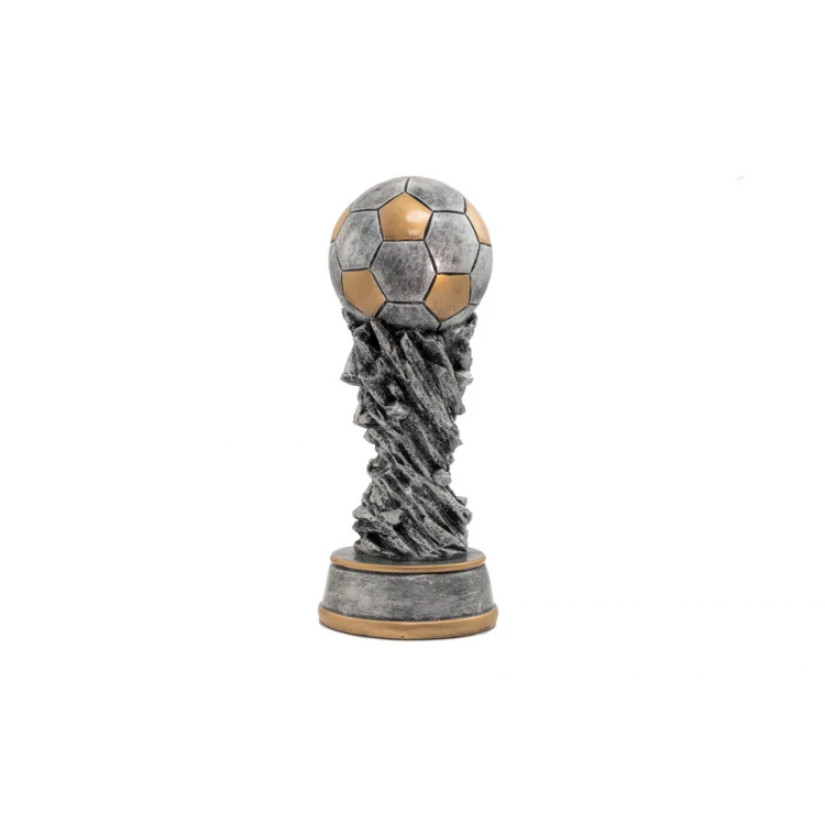 Football Statuette - Attractive Cast Figurine with Your Engraving - Height 30cm - FOL063