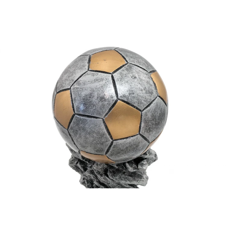 Football Statuette - Attractive Cast Figurine with Your Engraving - Height 30cm - FOL063