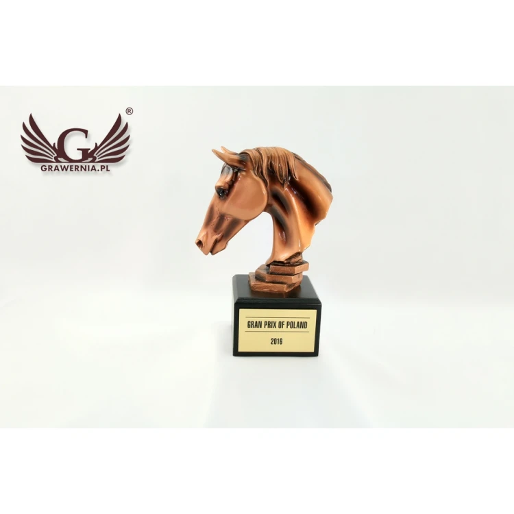 EQUESTRIANISM Statuette - Attractive Cast Figurine - Height 18.5cm