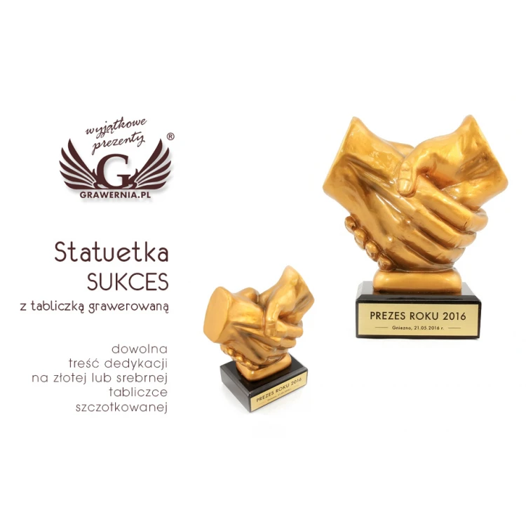 SUCCESS Statuette - attractive cast figurine - height 16cm
