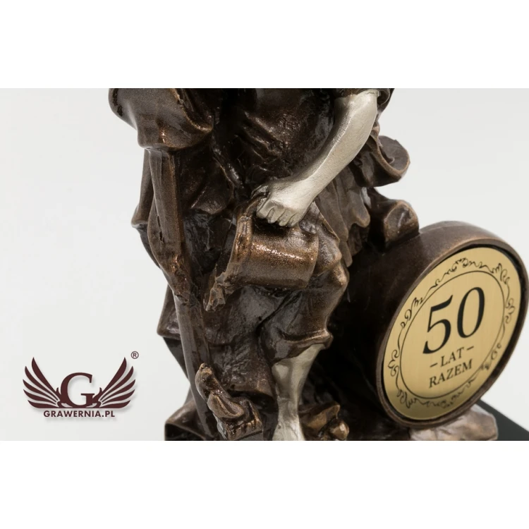 Saint Florian Statue - Patron of Firefighters - Height 26.5cm - FOL035