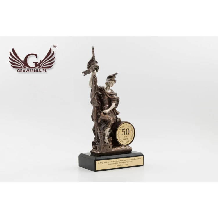 Saint Florian Statue - Patron of Firefighters - Height 26.5cm - FOL035