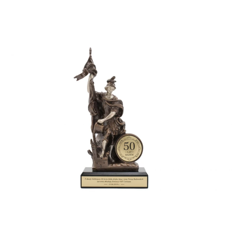 Saint Florian Statue - Patron of Firefighters - Height 26.5cm - FOL035