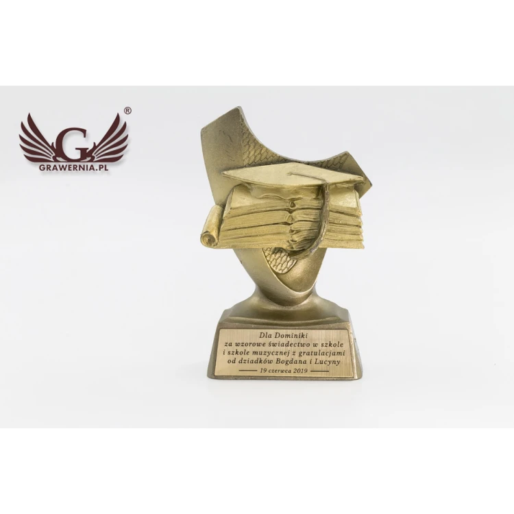 Education Statuette - Attractive Cast Figurine - Height 10cm - FOL037