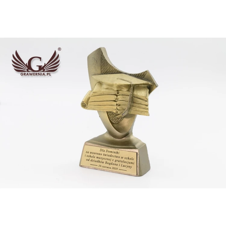 Education Statuette - Attractive Cast Figurine - Height 10cm - FOL037