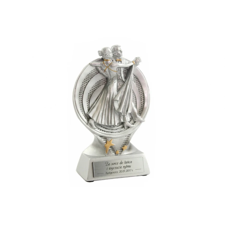 Dancers Statuette - Attractive Cast Figurine - Height 15.5 cm - FOL009