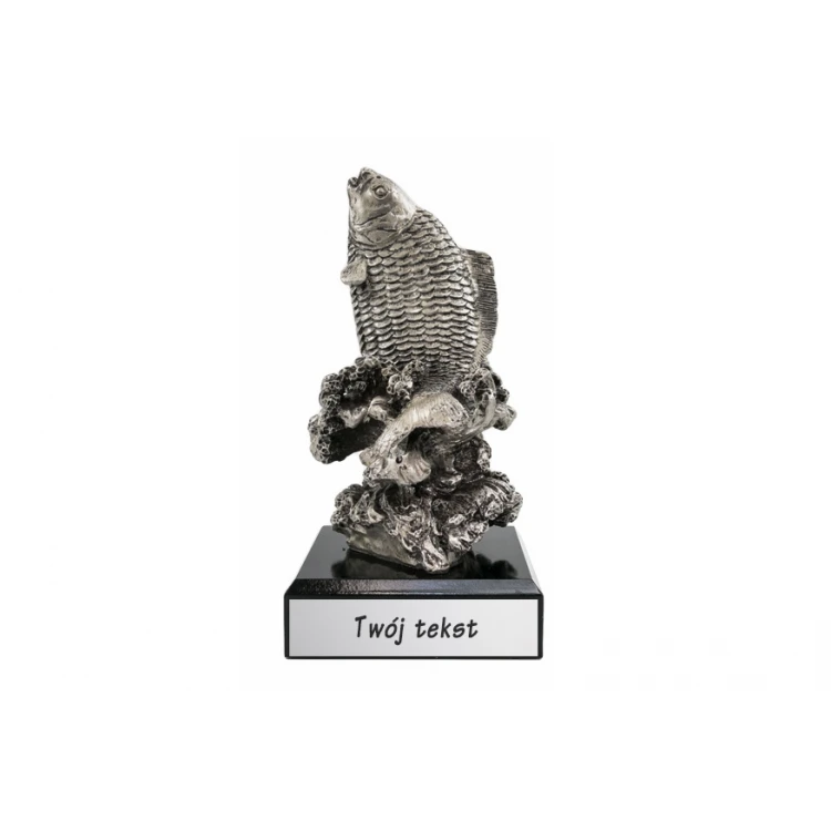 Fishing Statuette 1 - Attractive Cast Figurine - Height 20cm - FOL038