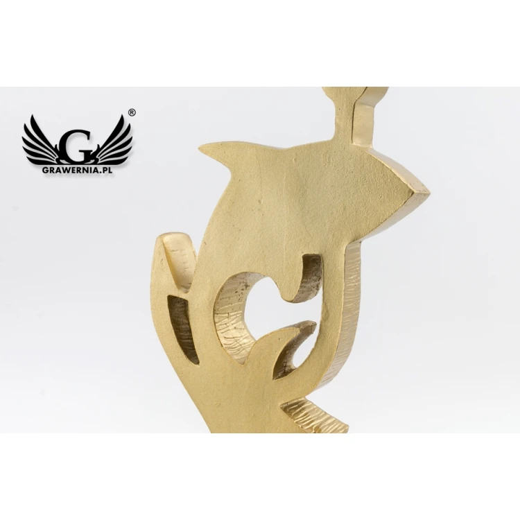 Fishing Statuette 3 - Attractive Cast Figurine - Height 23cm - FOL045