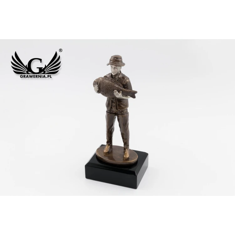 Fisherman Statuette - Attractive Cast Figurine - Height 20cm - FOL043