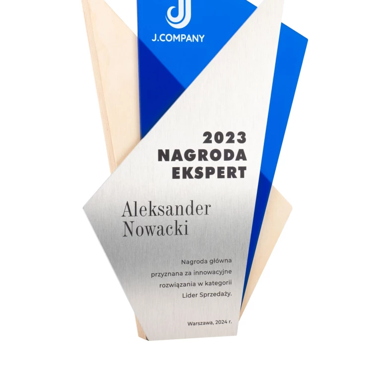 Company Logo Statuette - Award for Exceptional Achievement - Height 25.5cm - DTA103