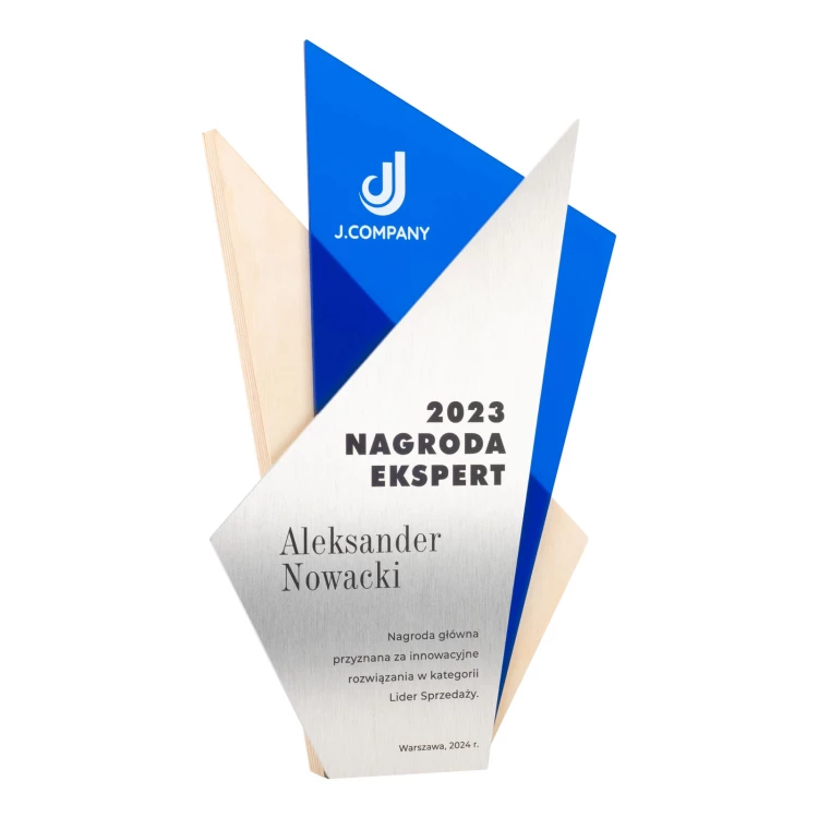 Company Logo Statuette - Award for Exceptional Achievement - Height 25.5cm - DTA103