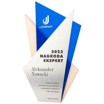 Company Logo Statuette - Award for Exceptional Achievement - Height 25.5cm - DTA103