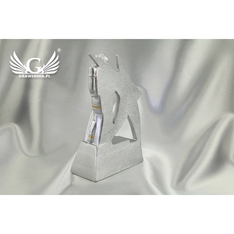 MERITORIOUS FIREFIGHTER - attractive cast figurine - height 16cm