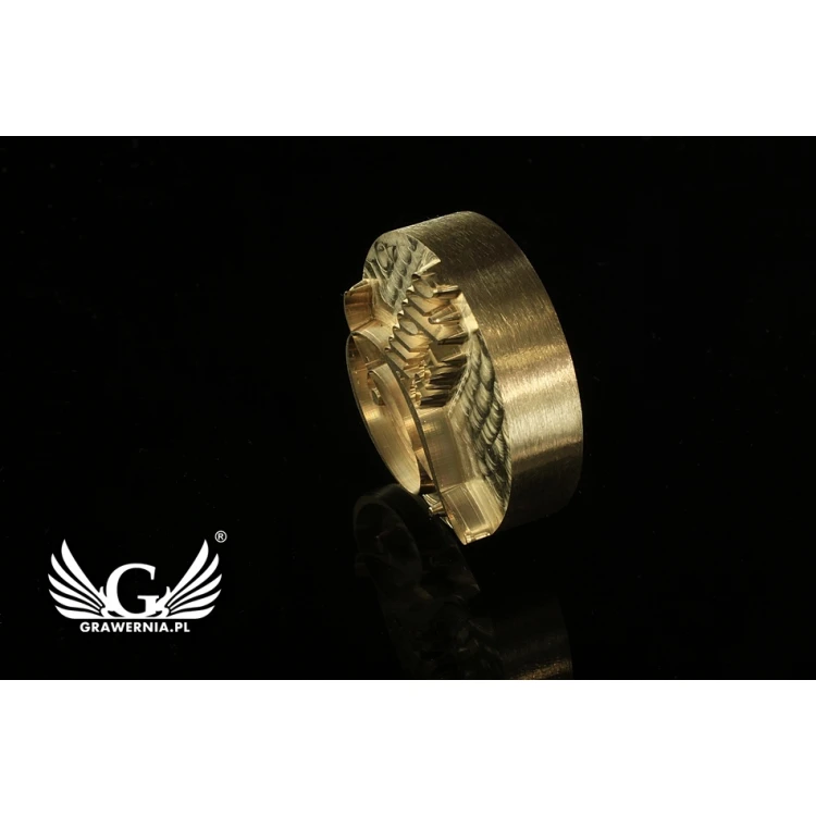 Wasabi Paste Logo Imprint Stamp - 30mm Diameter - CNC', located in the category 'Industry and Company / Metal Dies and Stamps'. Do not translate the category.