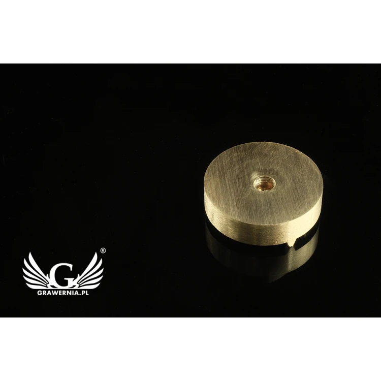Wasabi Paste Logo Imprint Stamp - 30mm Diameter - CNC', located in the category 'Industry and Company / Metal Dies and Stamps'. Do not translate the category.