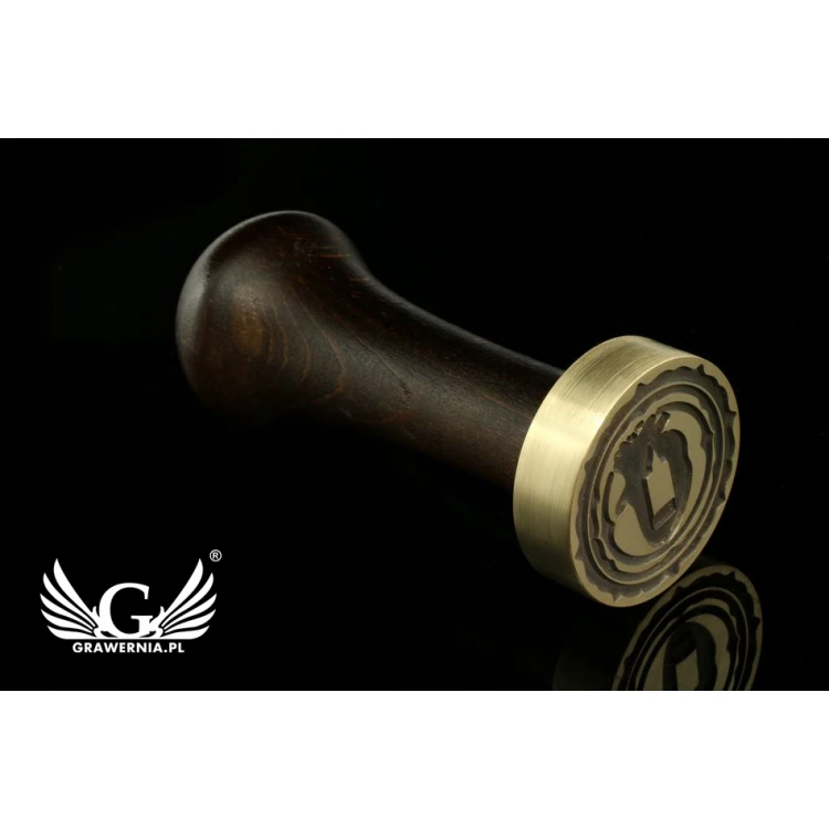 Lacquer stamp for embossing - CNC - diameter 35mm
