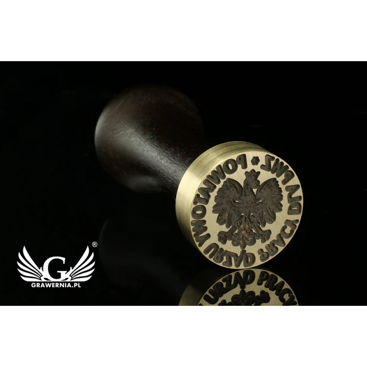 Lacquer stamp for embossing - CNC - diameter 30mm