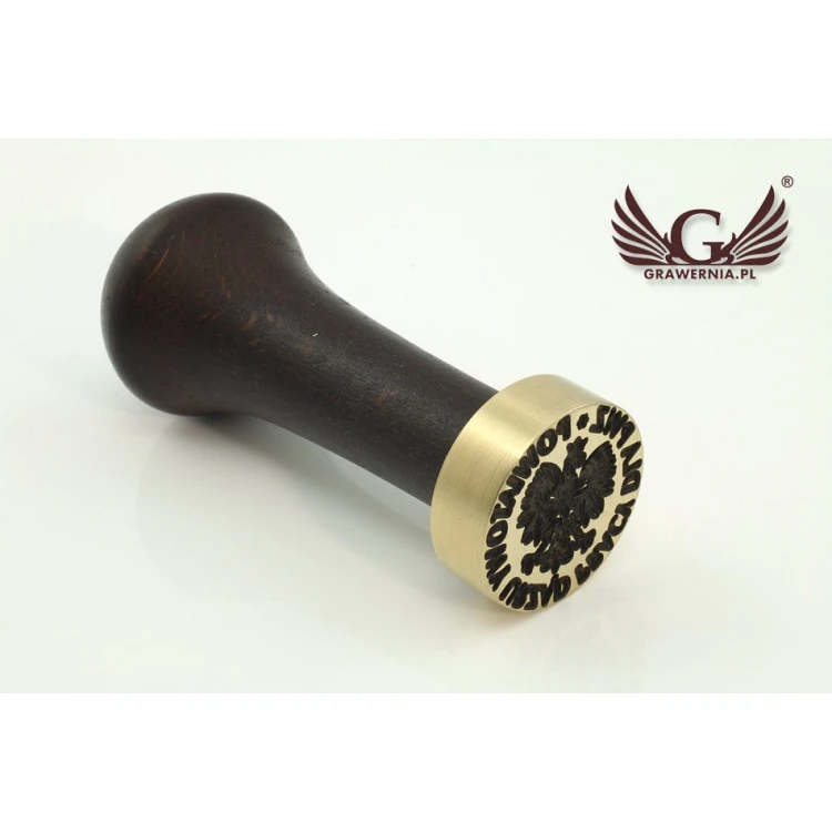 Lacquer stamp for embossing - CNC - diameter 30mm