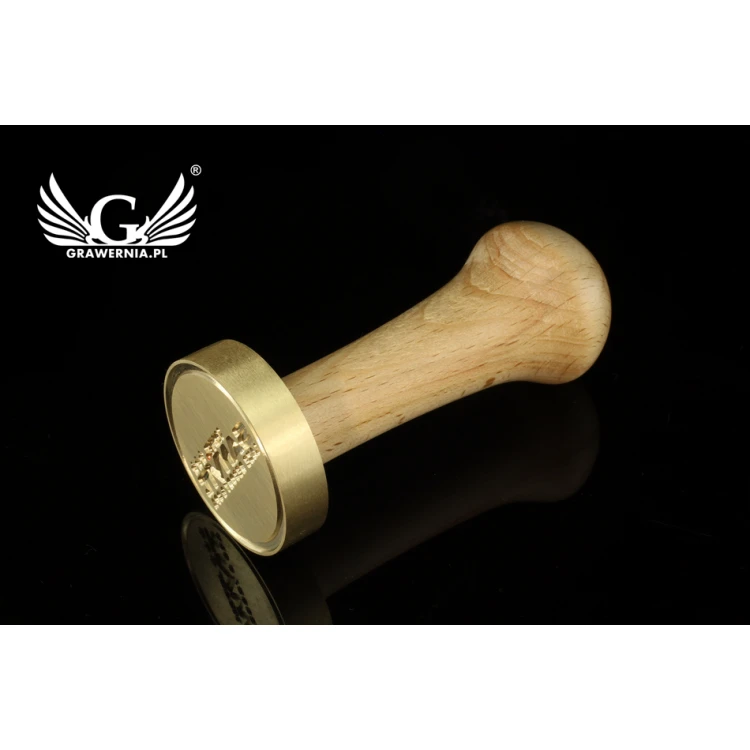 Lacquer stamp for embossing - CNC - diameter 40mm