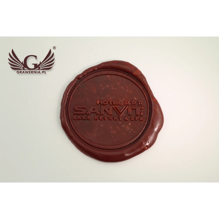 Lacquer stamp for embossing - CNC - diameter 40mm