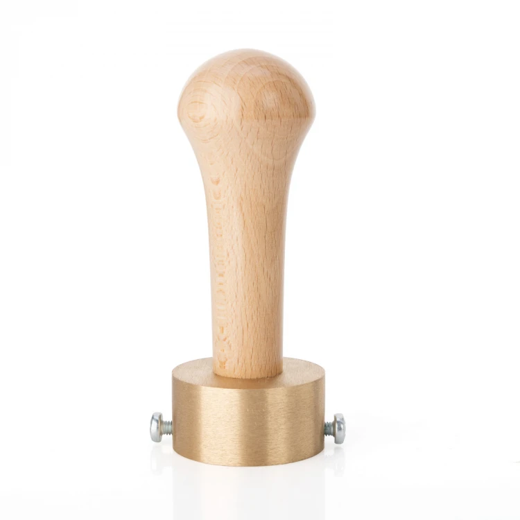 Stamp for embossing in wax with interchangeable fonts - CNC - diameter 40mm - CNC111