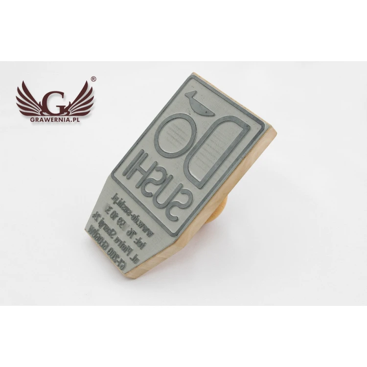 Ink stamp - imprint dimensions 147x85mm