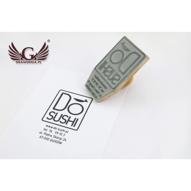 Ink stamp - imprint dimensions 147x85mm