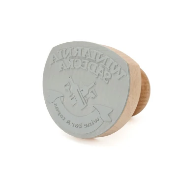 Stamp for paper bags for ink imprinting - imprint dimensions: 85x85mm