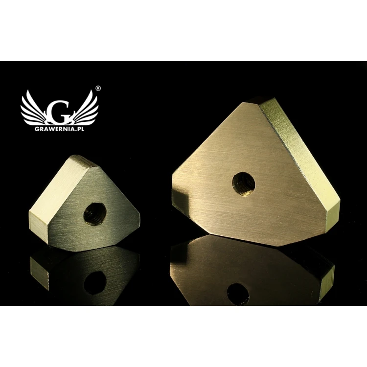 Hot and Cold Logo Embossing Stamp - Die Dimensions 32x27mm or 44x52mm - CNC