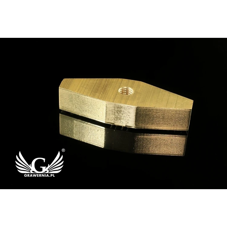 Hot and Cold Logo Embossing Stamp - Die Dimensions: 67x23mm - CNC', which is in the category 'Industry and Company / Dies and Metal Stamps'. Do not translate the category.