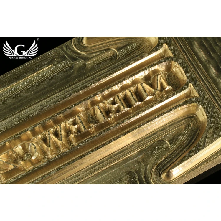 Hot and Cold Logo Embossing Stamp - Die Dimensions: 118x32mm - CNC', which is in the category 'Industry and Company / Metal Dies and Stamps'. Do not translate the category.