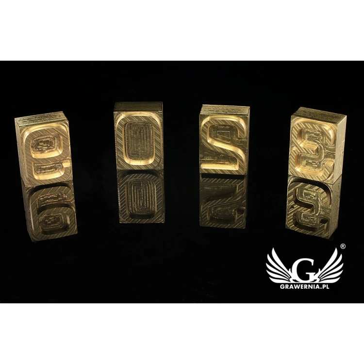 Hot and Cold Logo Embossing Stamp - NUMBERS - die height: 30mm - CNC', which is in the category 'Industry and Company / Dies and Metal Stamps'. Do not translate the category.