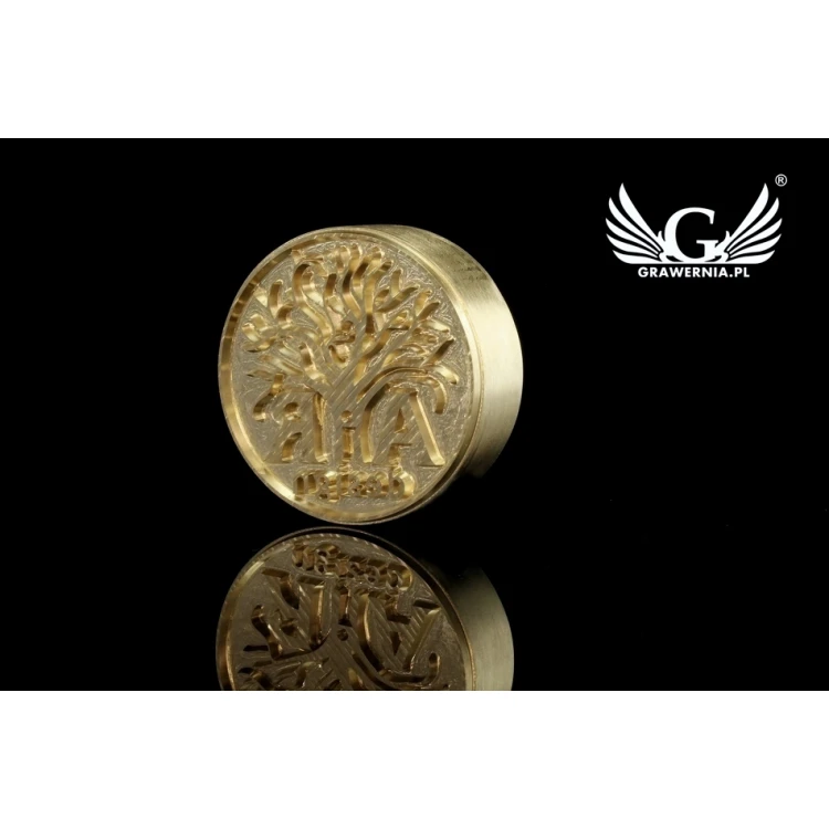 Hot and Cold Logo Embossing Stamp - Die Diameter: 42mm - CNC', which is in the category 'Industry and Company / Dies and Metal Stamps'. Do not translate the category.