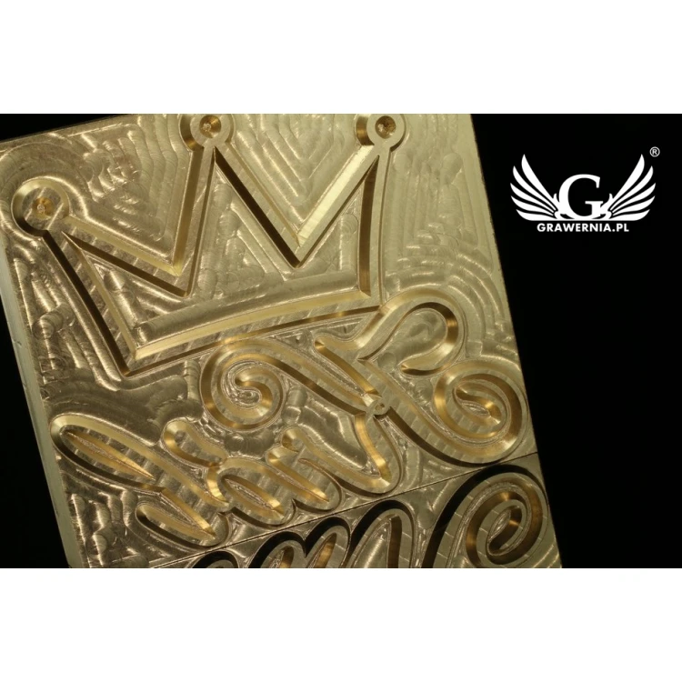 Hot and Cold Logo Embossing Stamp - Die Dimensions: 62x55mm - CNC