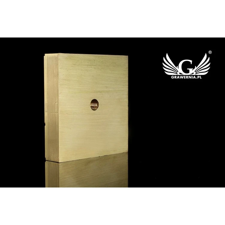 Hot and Cold Logo Embossing Stamp - Die Dimensions: 62x66mm - CNC