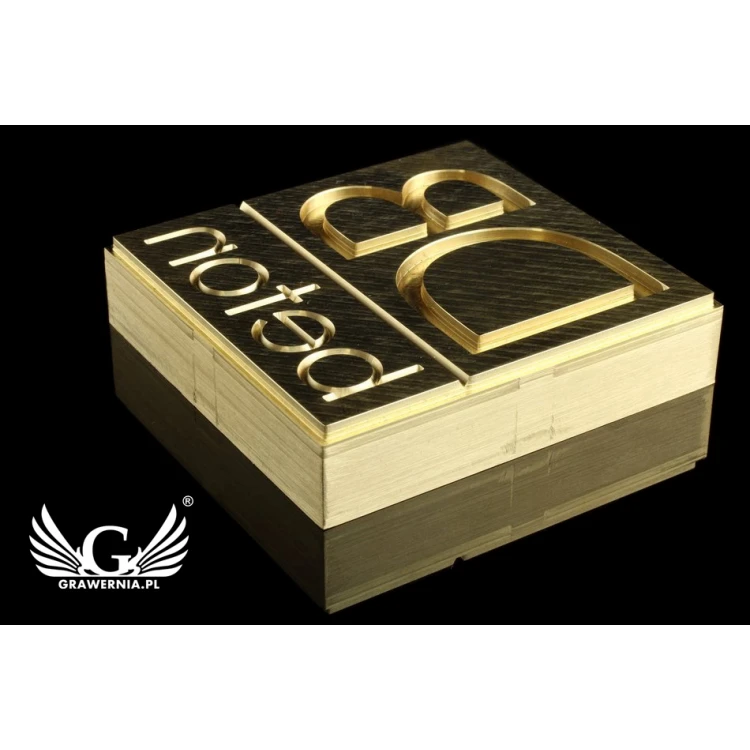 Hot and Cold Logo Embossing Stamp - Die Dimensions: 62x66mm - CNC
